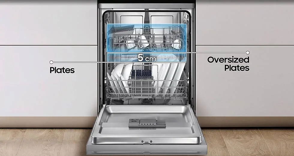 طراحی ماشین ظرفشویی سامسونگ DW60M5010FS